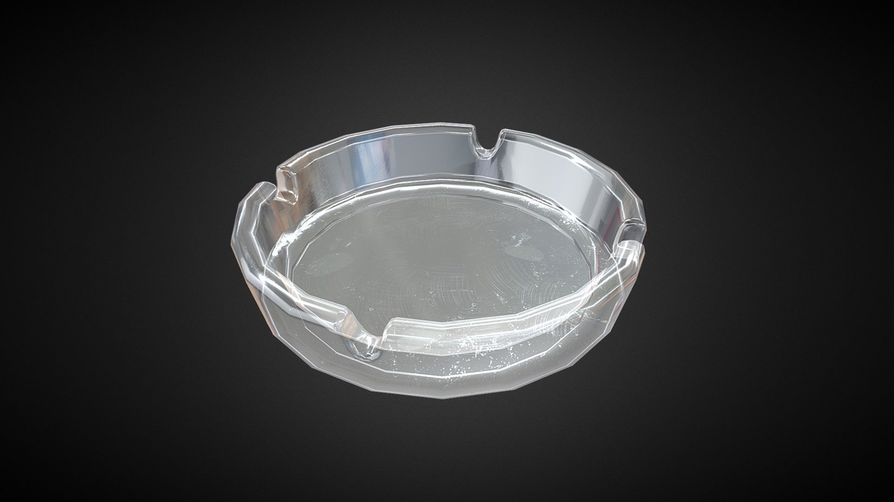 Media 1 for listing Glass Ashtray