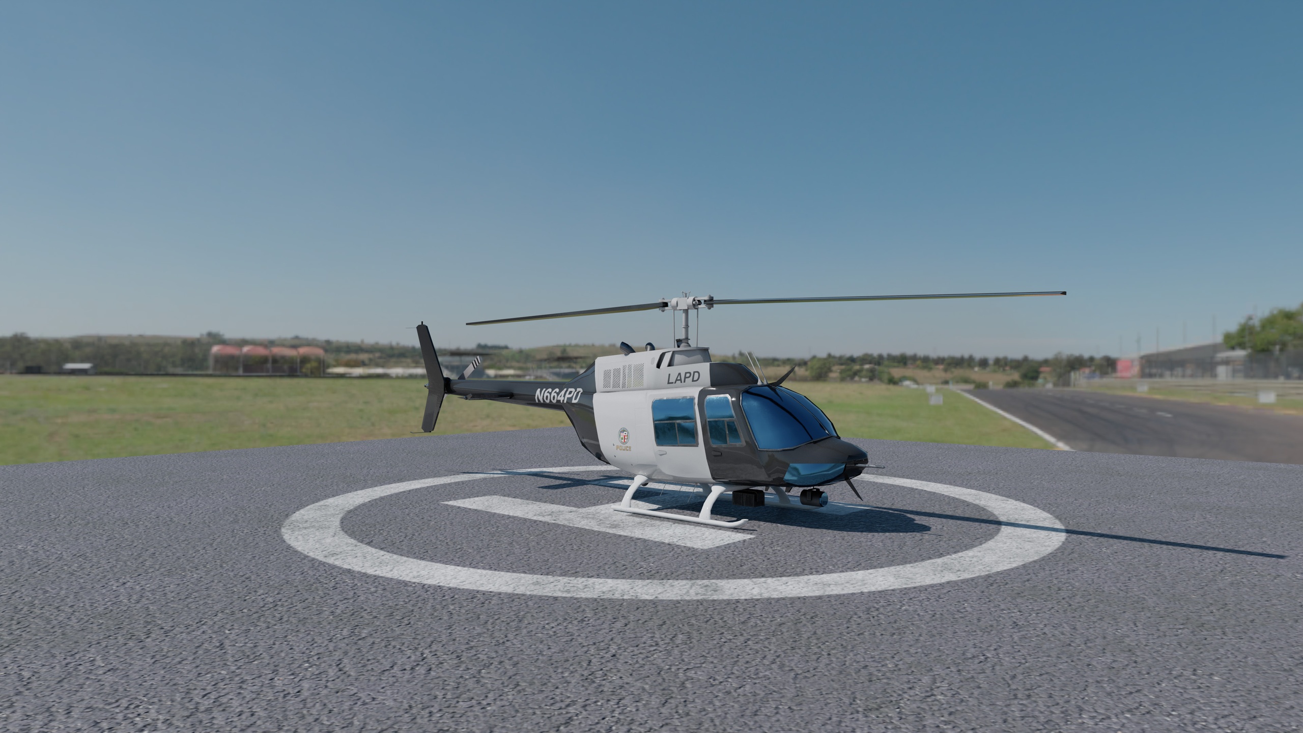 Media 1 for listing Bell 206 Police Helicopter (Low Poly)