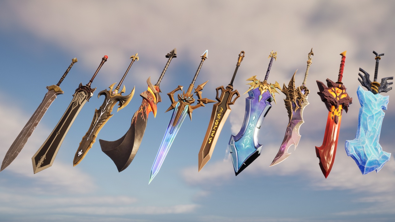 10 Stylized Greatsword   제품 등록을 위한 미디어 1개