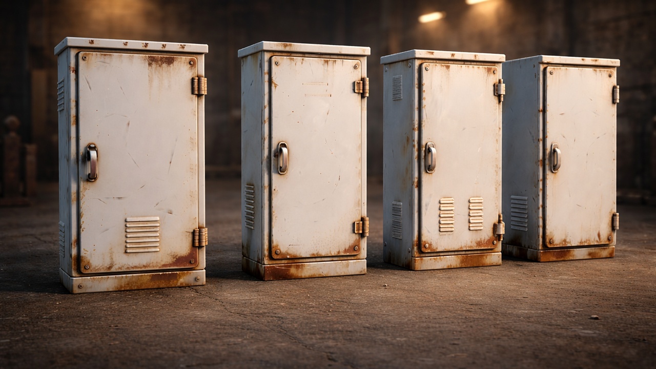 Media 1 for listing Industrial Electrical Panel Box Set (4 Variations) – Game Ready PBR (FBX)