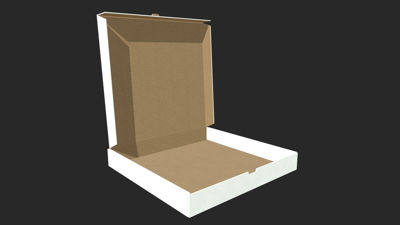 Media 1 for listing Half open pizza box