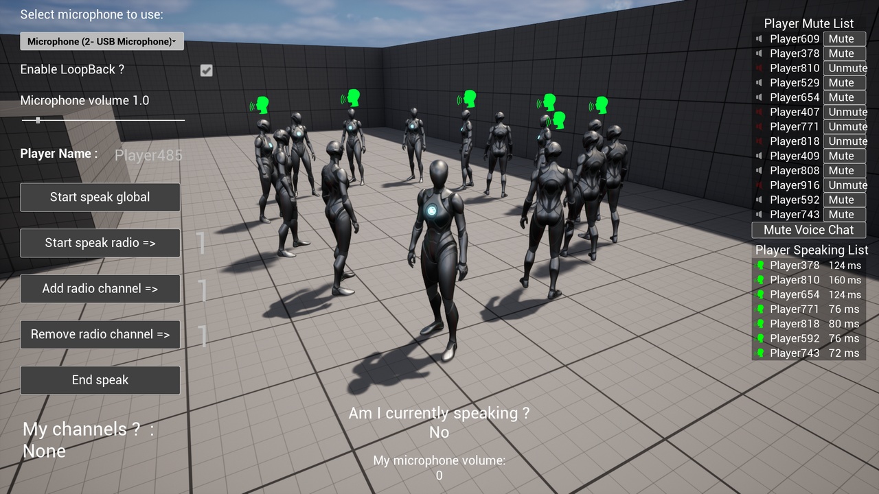 Media 1 for listing Cross-Platform Voice Chat Pro