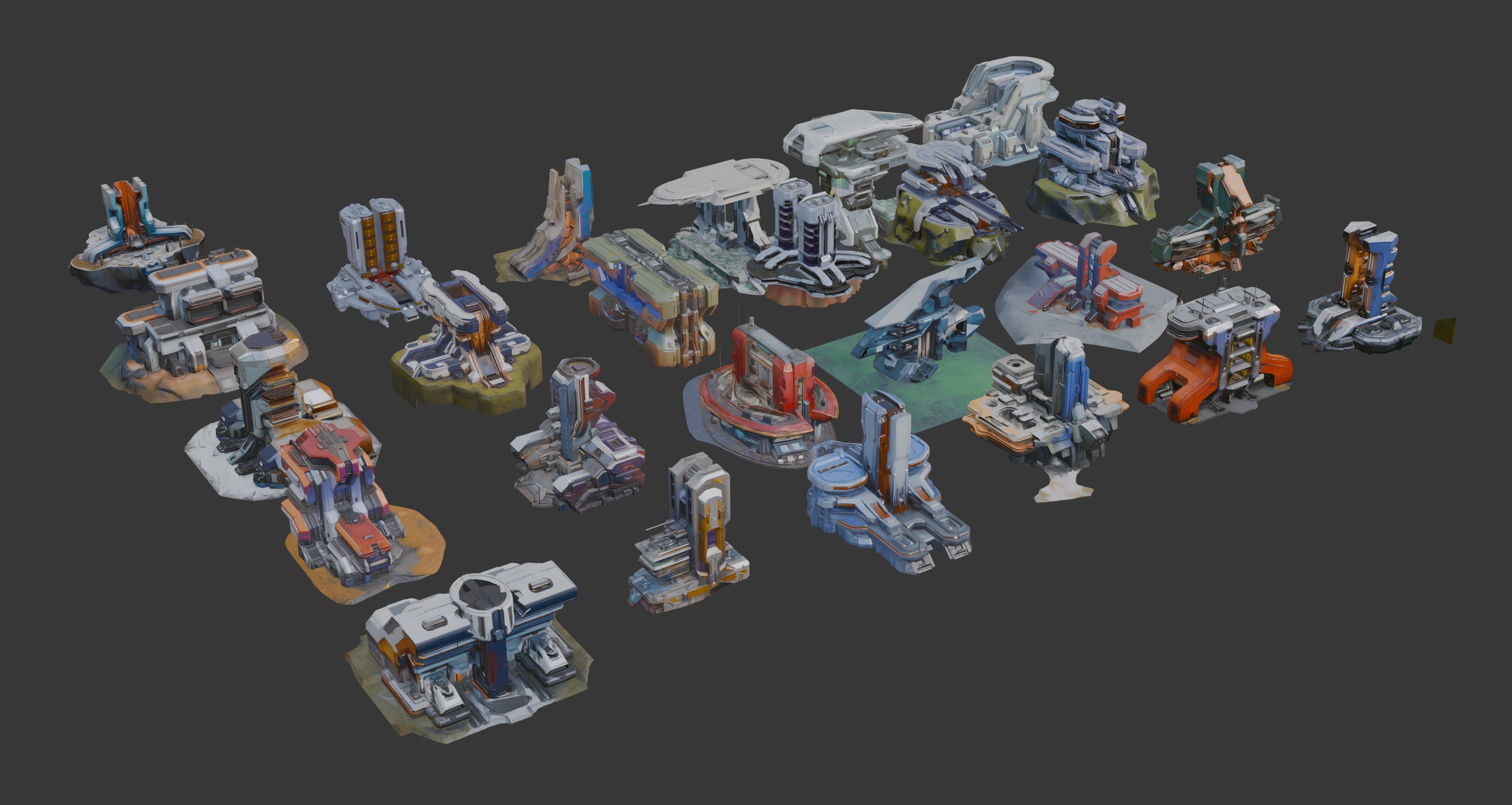 Media 1 for listing scifi architecture bundle 1 - 150 assets