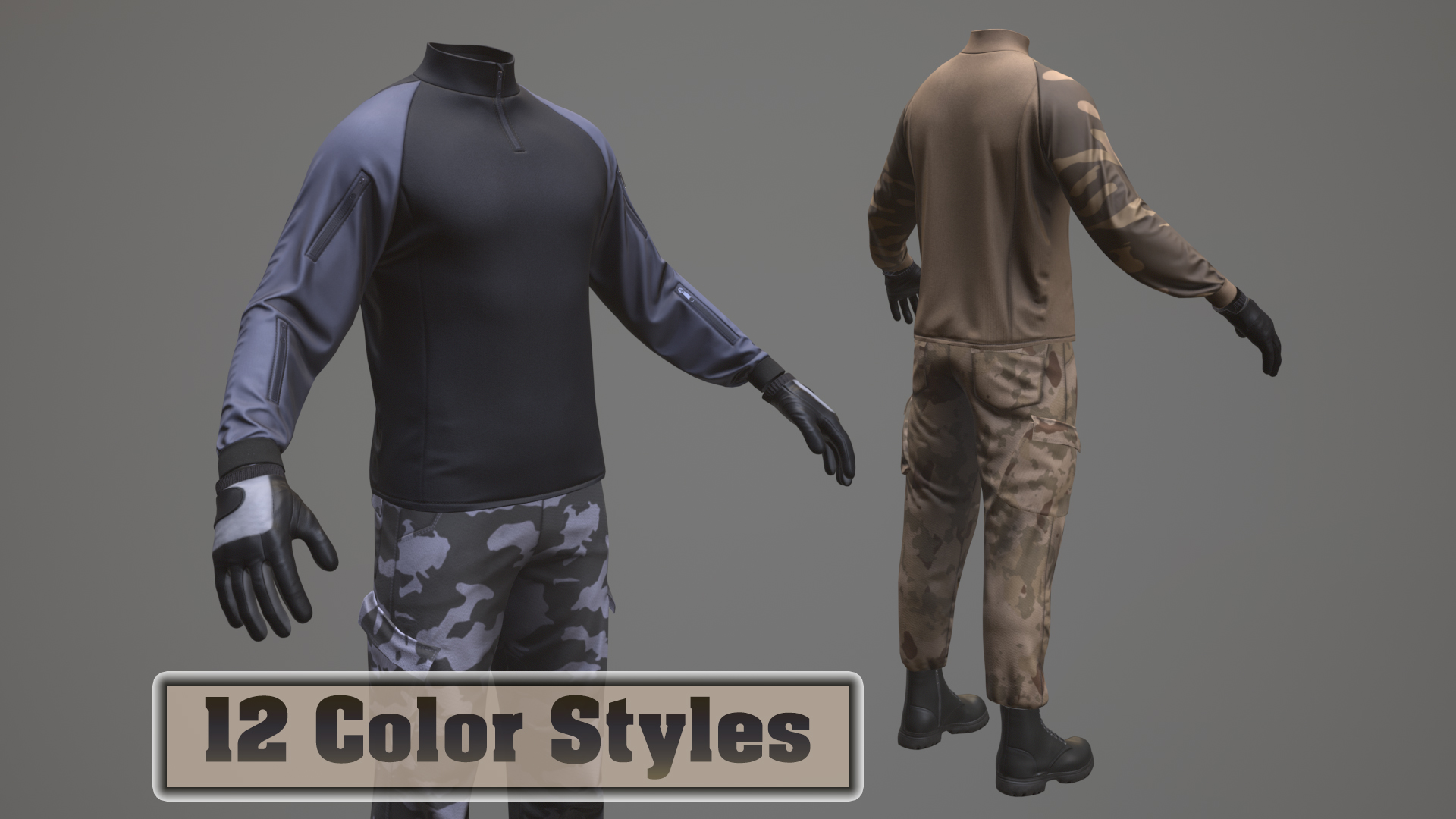 Military Style Clothes Pack 1a | Fab