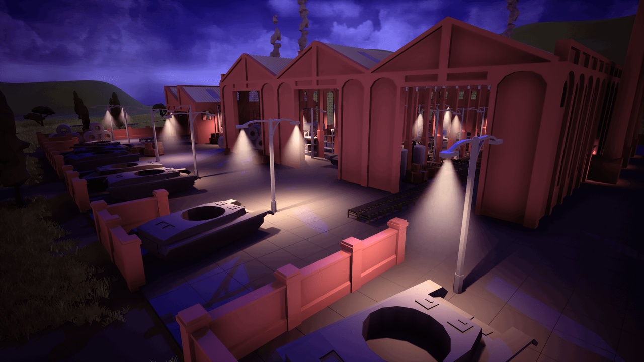Low Poly: Industrial Area