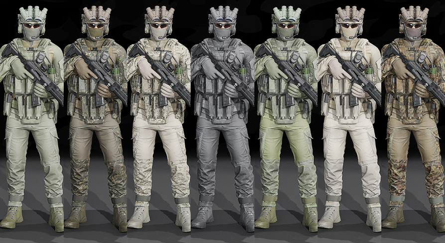 Modular Defense Color Chain Modular soldier Tactical | Fab