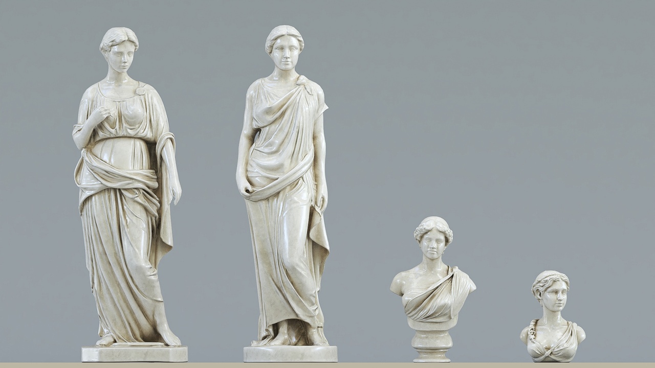 Media 1 for listing Pack classical sculptures