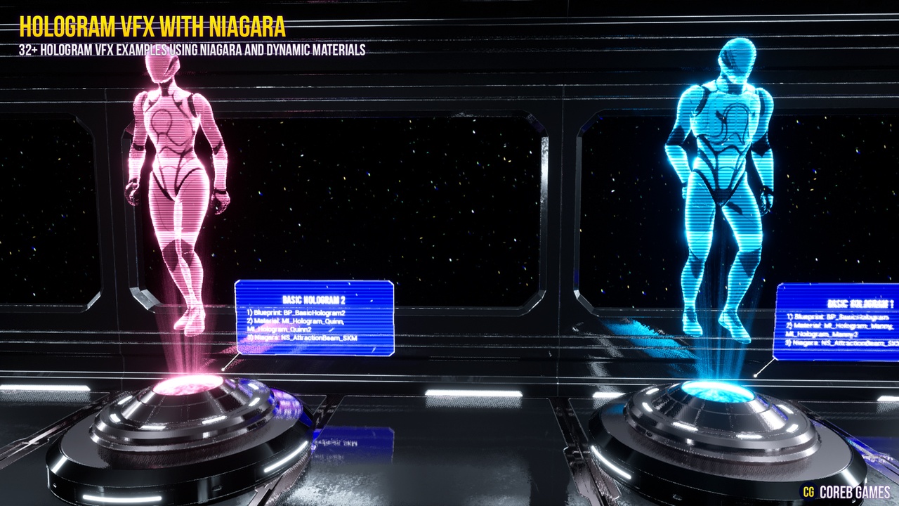 Media 1 for listing HOLOGRAM VFX With Niagara