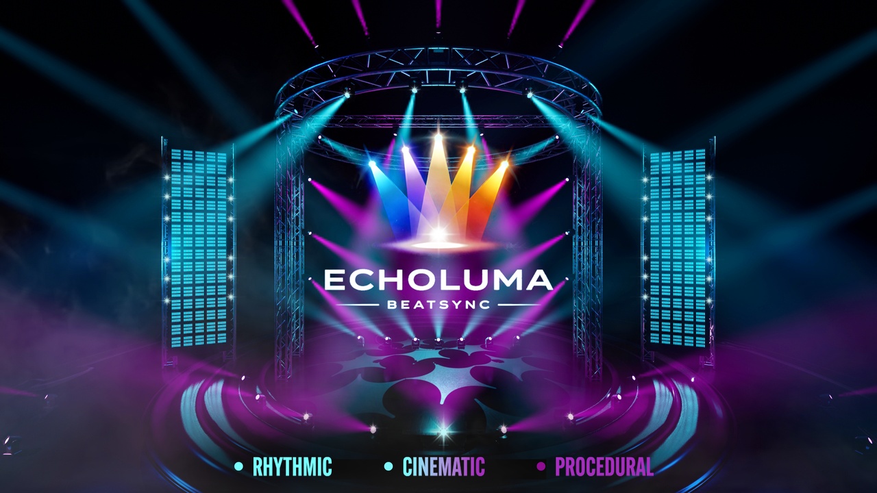 Media 1 for listing Echoluma BeatSync - Procedural Rhythmic Lighting