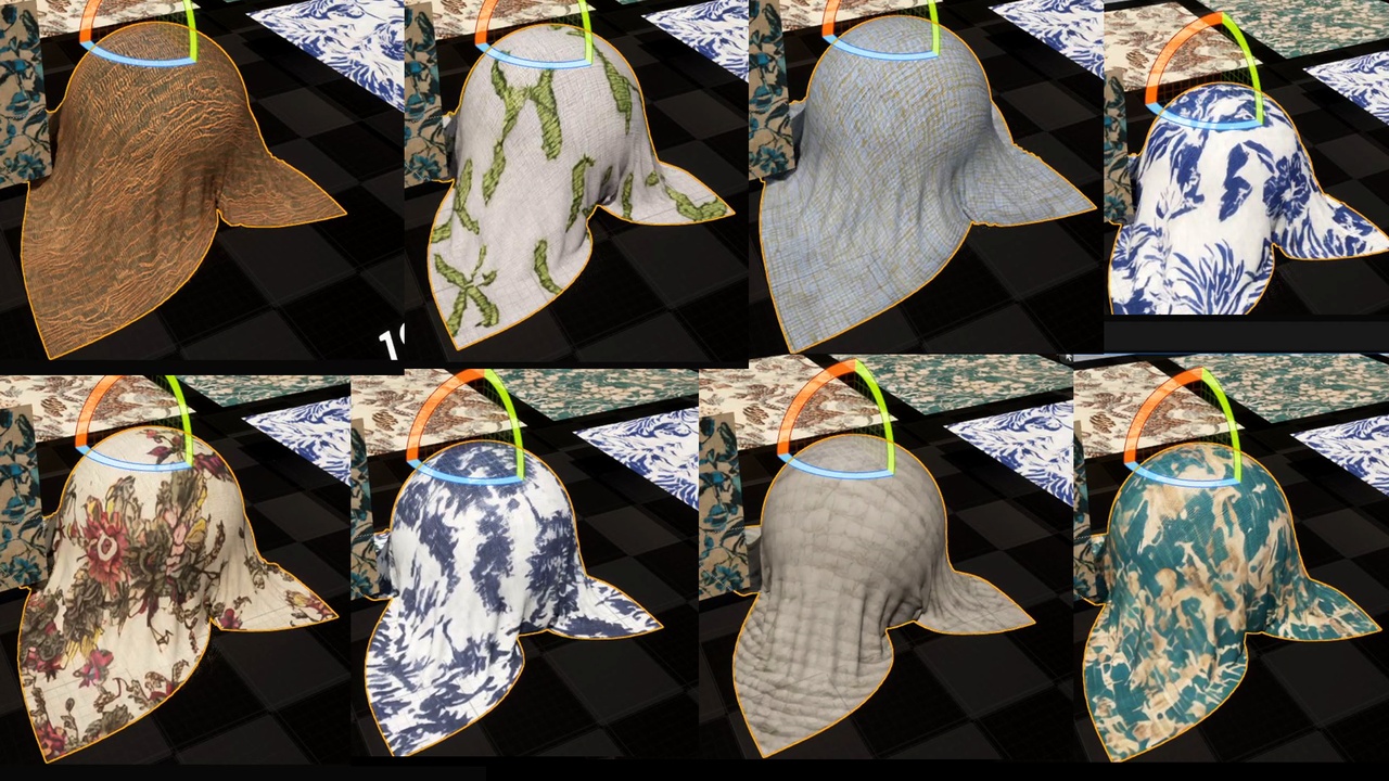 Media 1 for listing Linen Fabric 19. Seamless