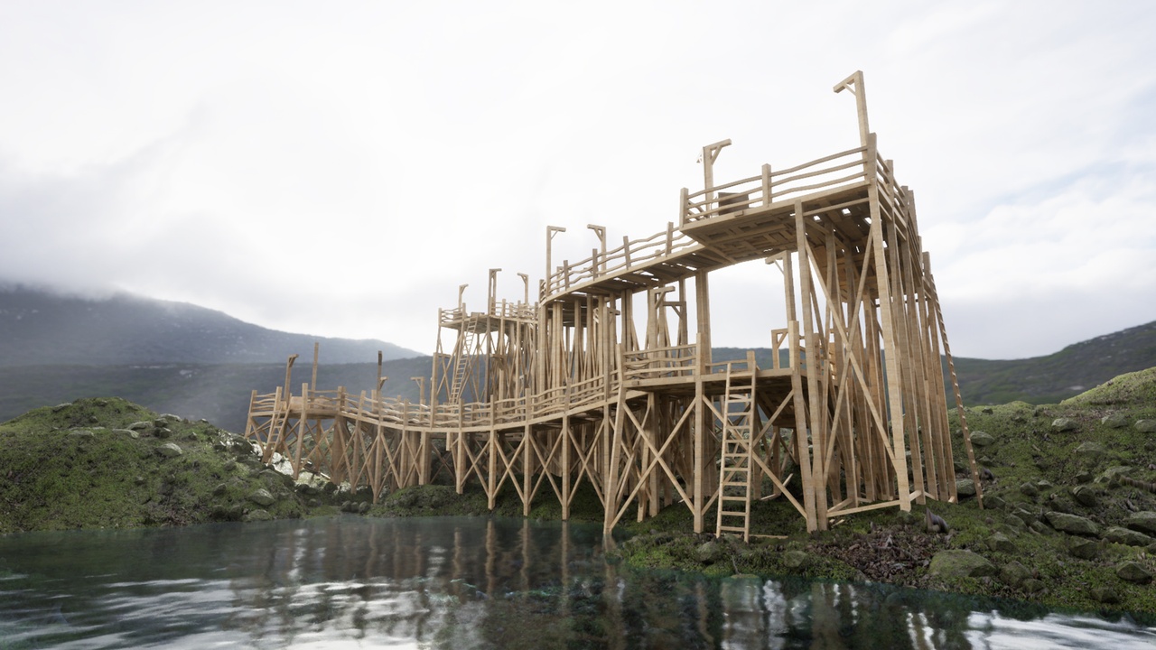 Media 1 for listing Plankster Procedural Platform Generator - Floor, Railing, Pillar, Bridge, Stair