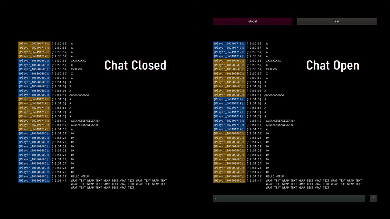 الوسائط 1 للقائمة Advanced Chat System for Lobby and Matches