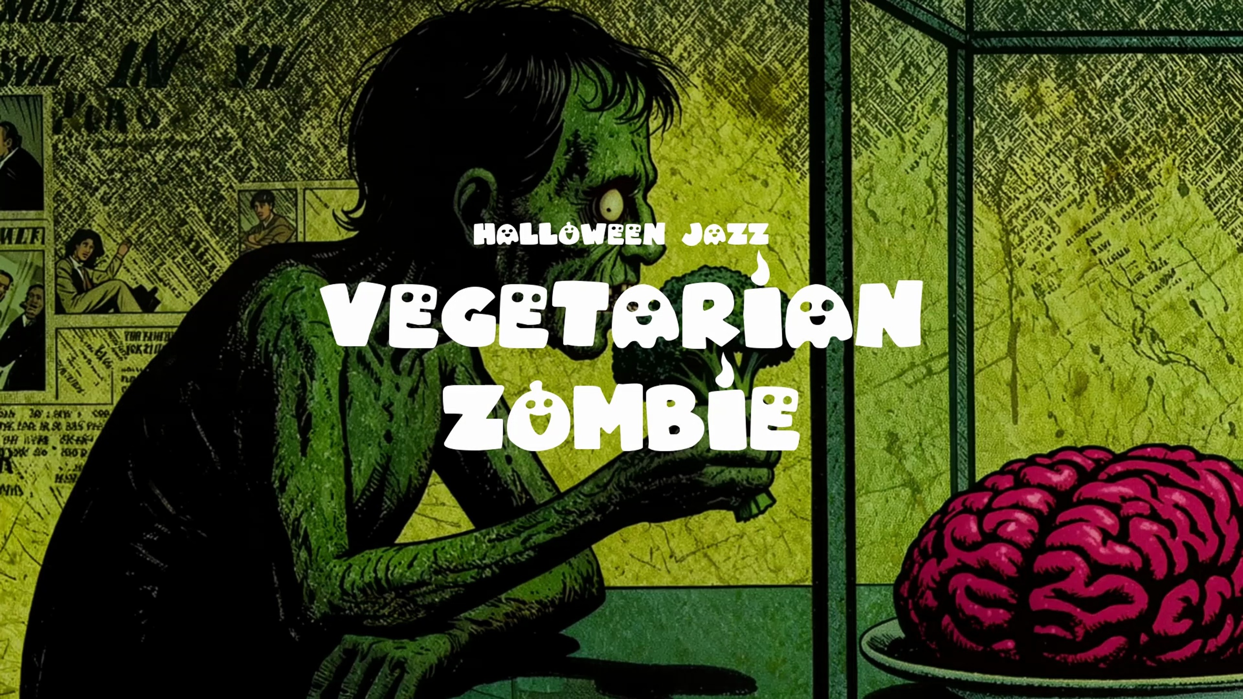 Media 1 for listing Vegetarian Zombie / Halloween Jazz