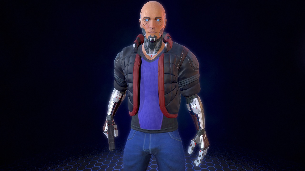 Media 1 for listing Cyberpunk Character