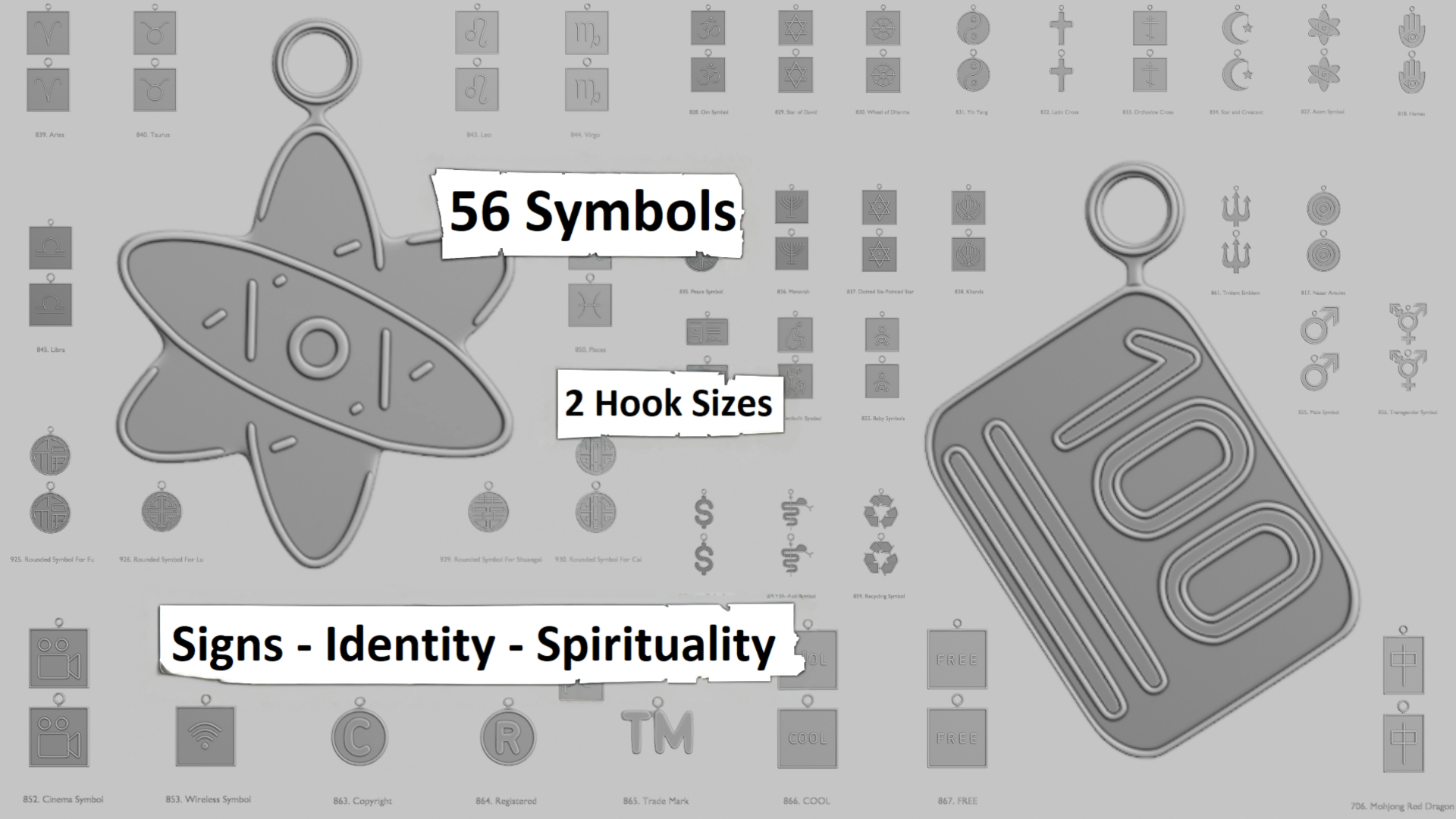 🌟 Symbols Pack – Signs, Identity & Spirituality (Original Blend) 🧿♈⚧️ | Fab