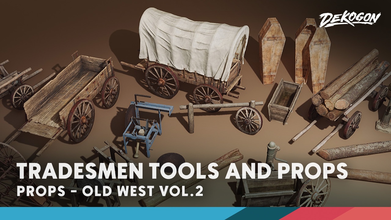 Media 1 for listing Old West - VOL 2 - Tradesmen Tools and Props