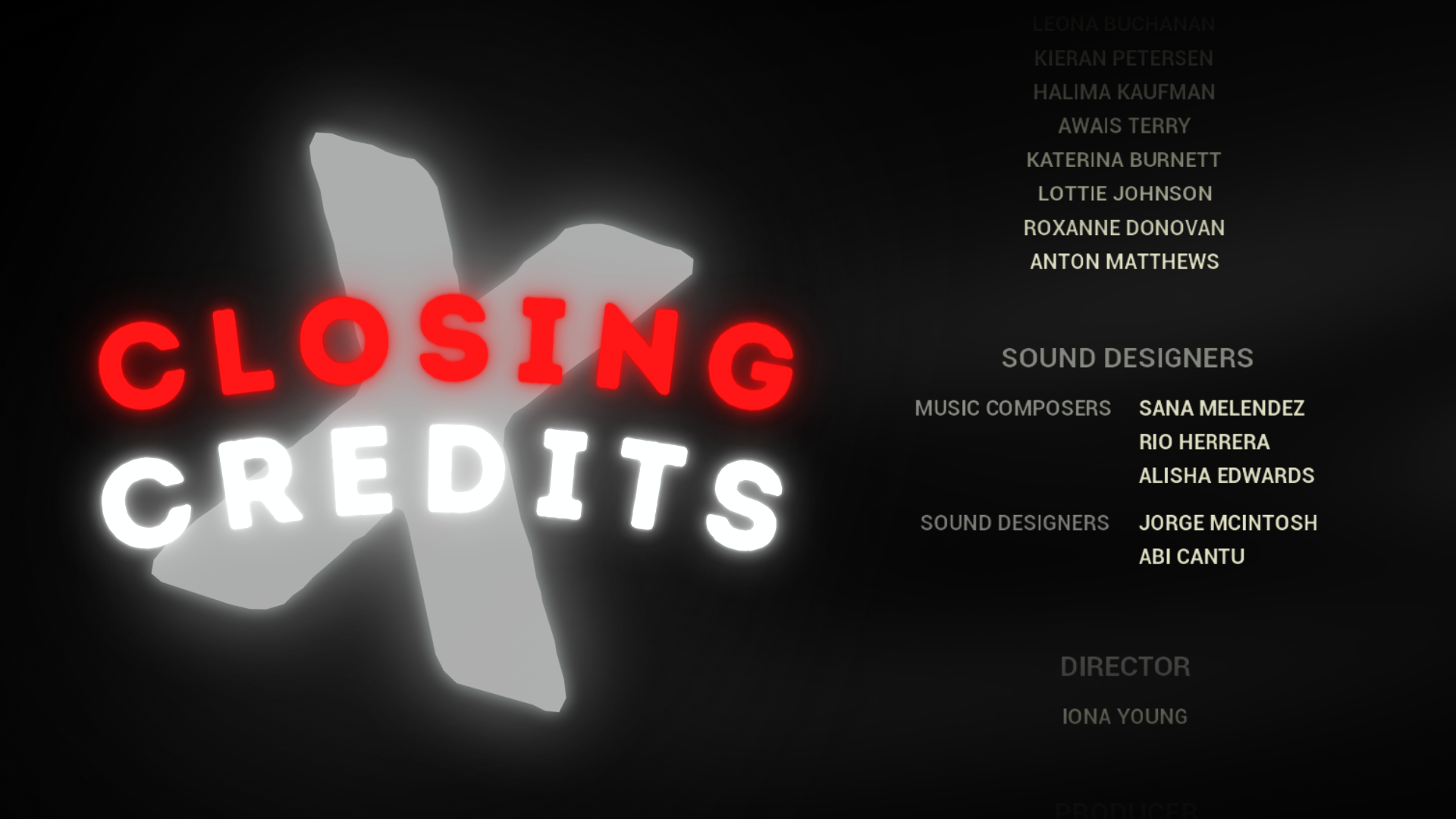 Closing Credits X | Fab