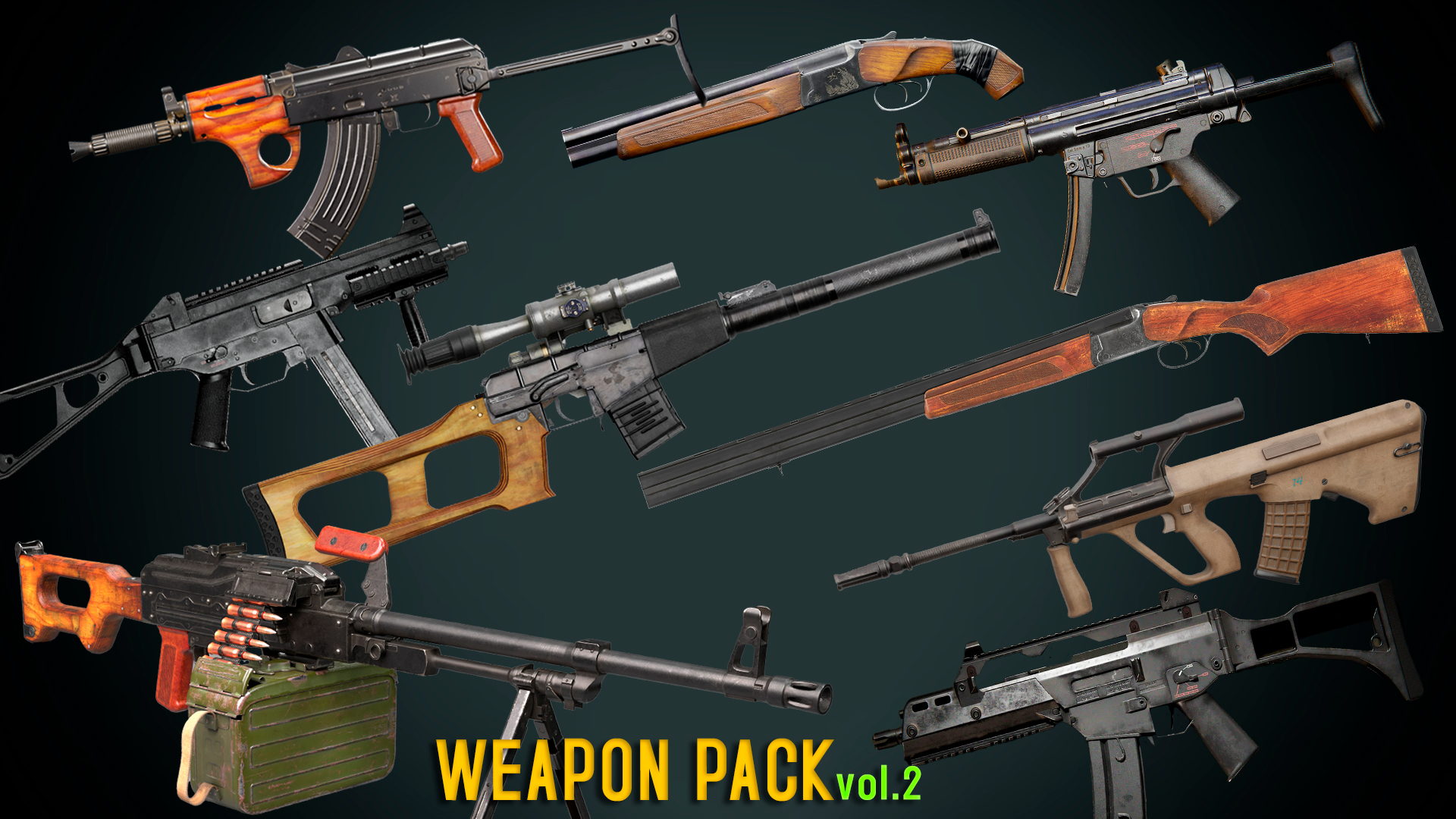 Weapon Pack Vol.2 | Fab
