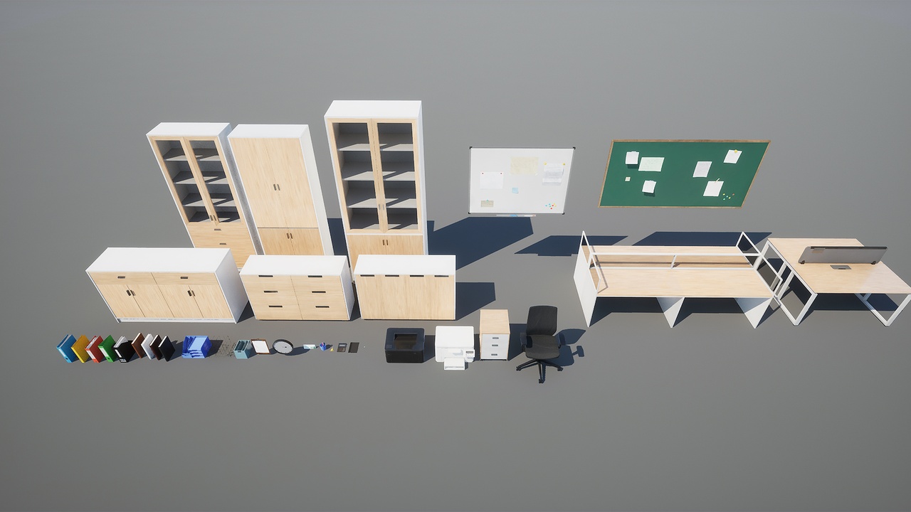 Media 1 for listing Office Pbr Models