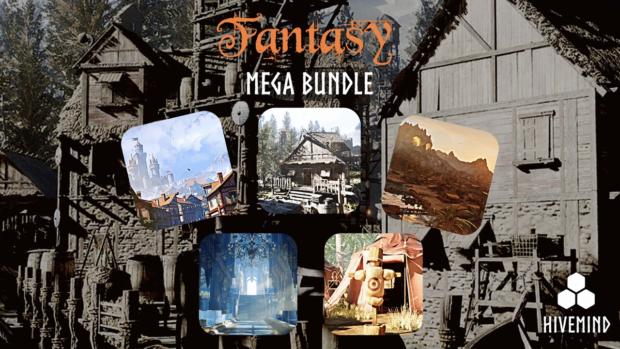 Media 1 for listing The Fantasy Mega Bundle (Viking Village, Medieval Town, Pirate Island, War Camp)