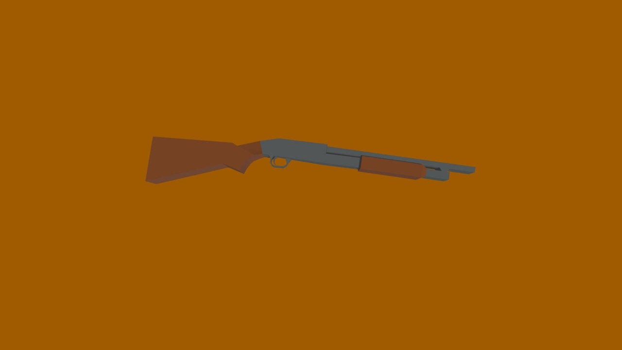 Media 1 for listing Lowpoly Shot Gun