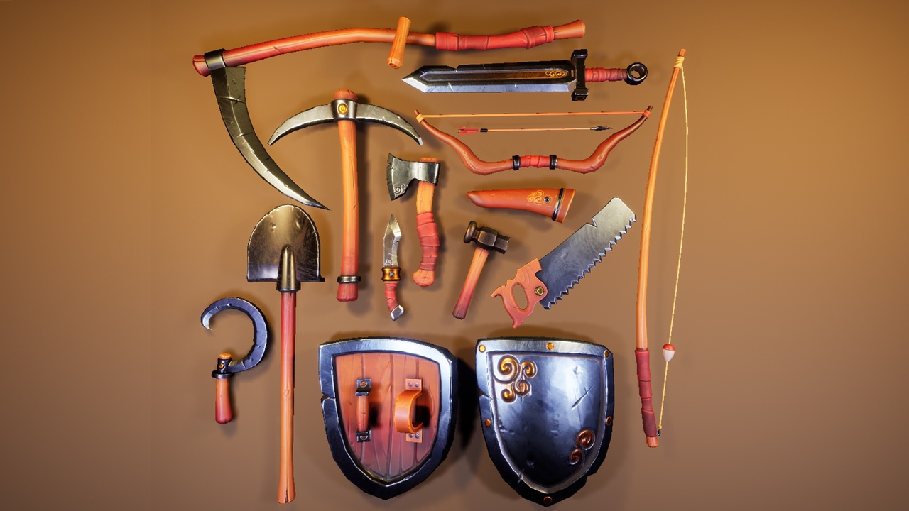 Media 1 for listing Stylized PBR Tools Pack