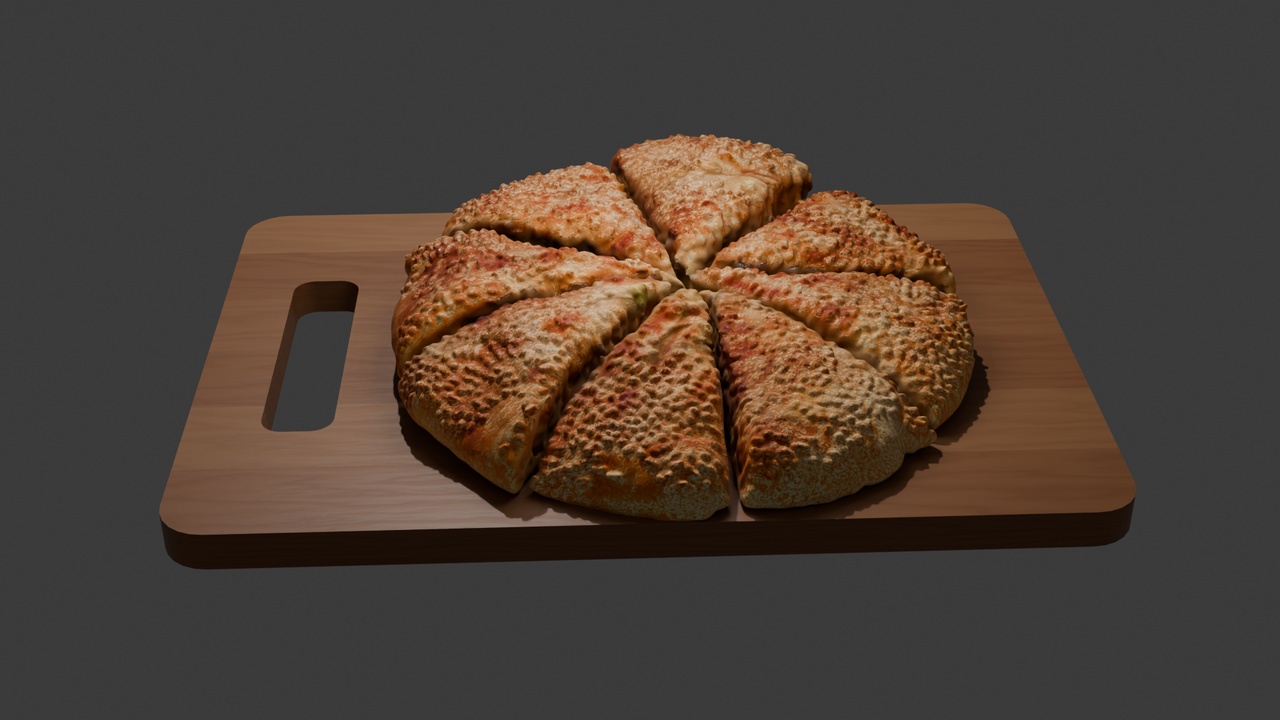 Media 1 for listing Da Bing (Chinese Sesame Flatbread) 3D Model