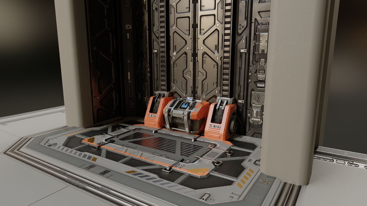 Media 1 for listing Sci-Fi Lift Platform,Elevator,Console