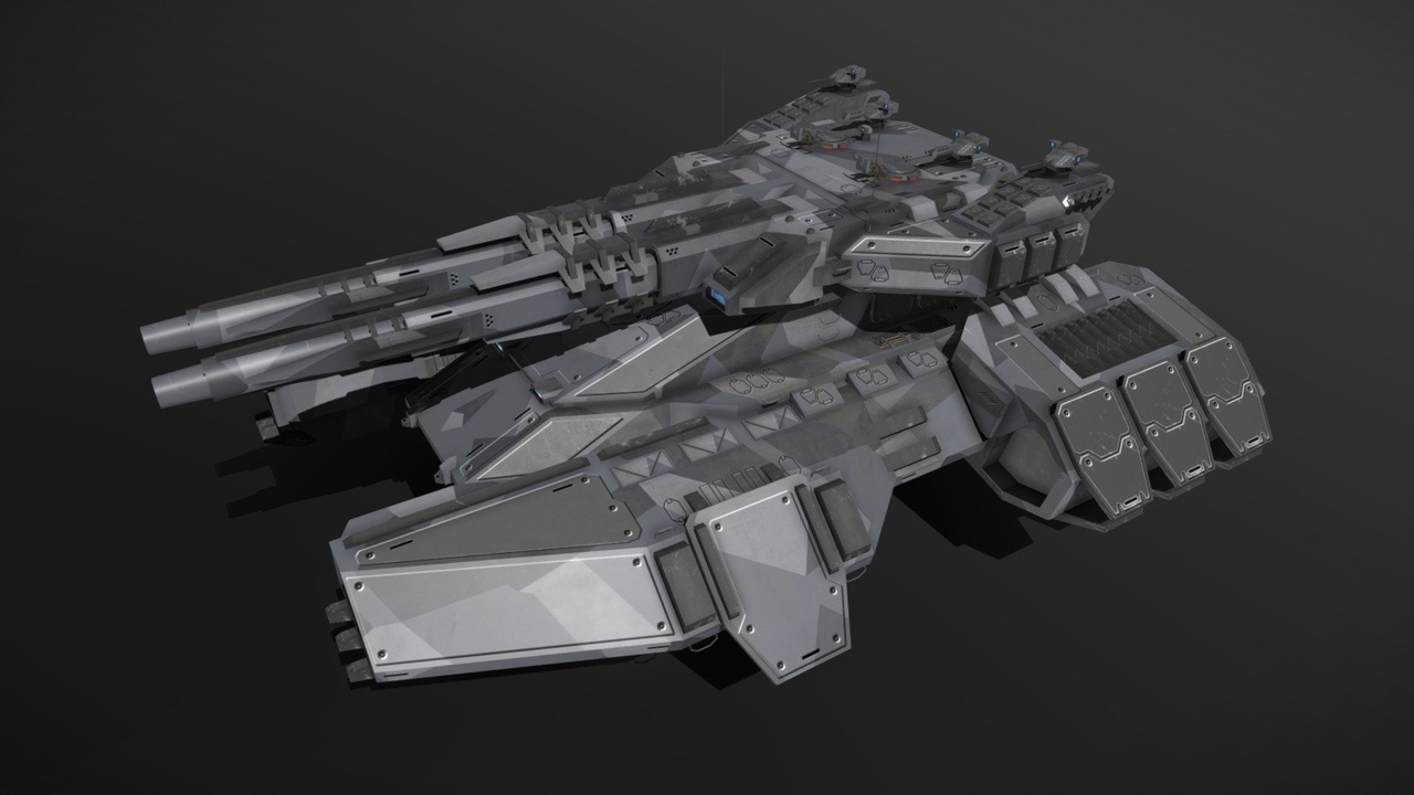 Media 1 for listing Scifi Golem Assault Antigrav Tank