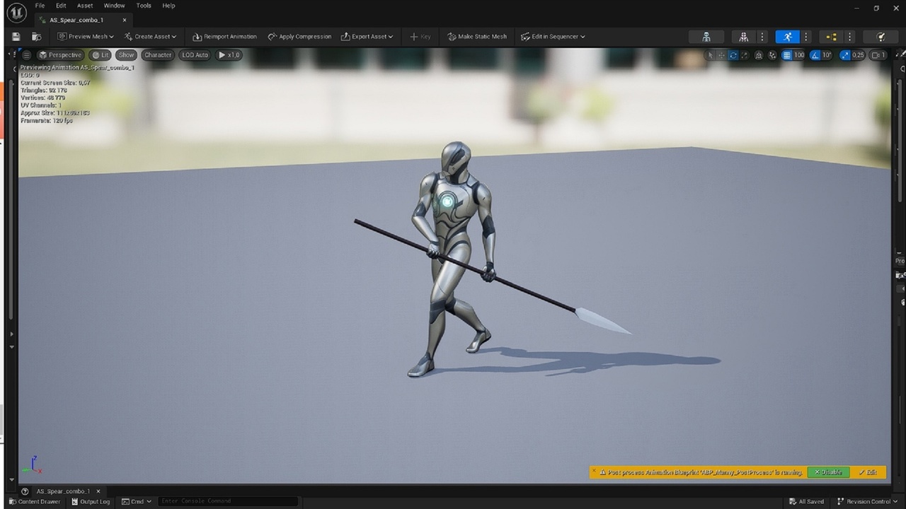 Media 1 for listing Spear Animation Pack