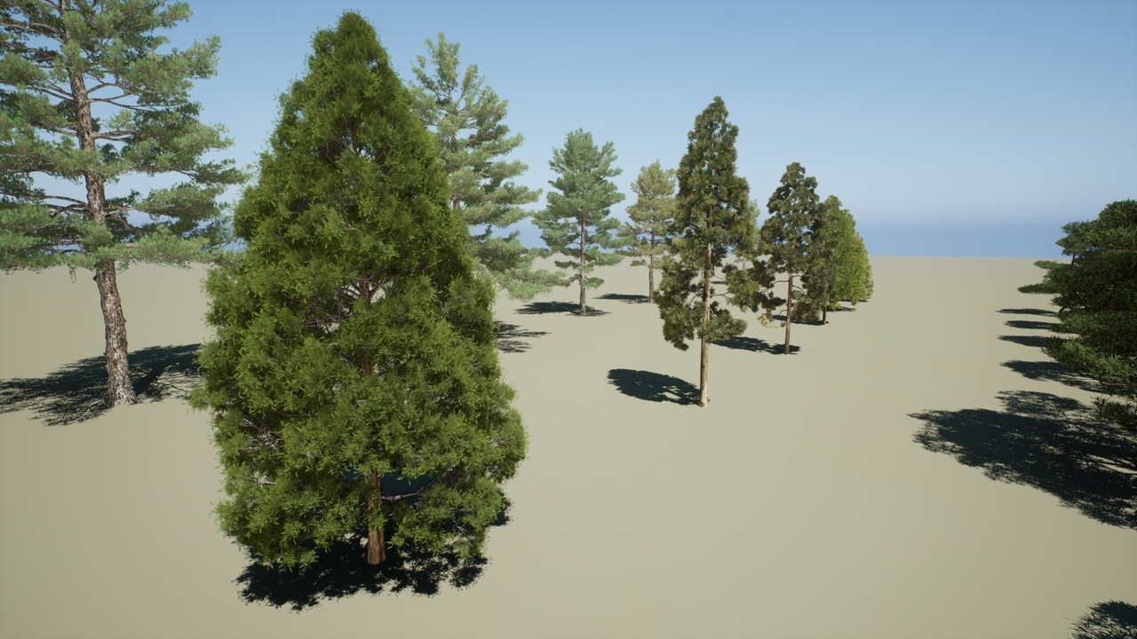 Media 1 for listing Realistic pine treesV3