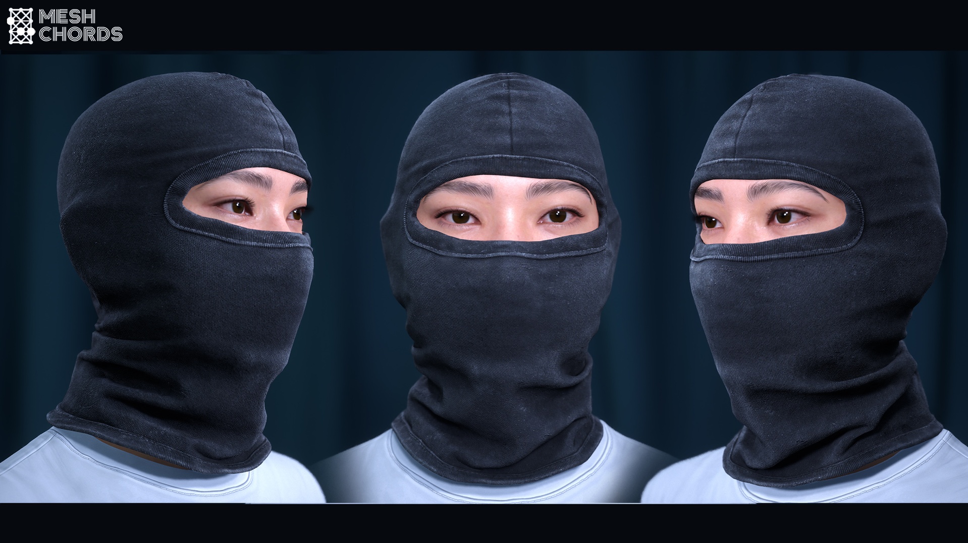 Media 1 for listing Balaclava - Metahuman Parametric Clothing