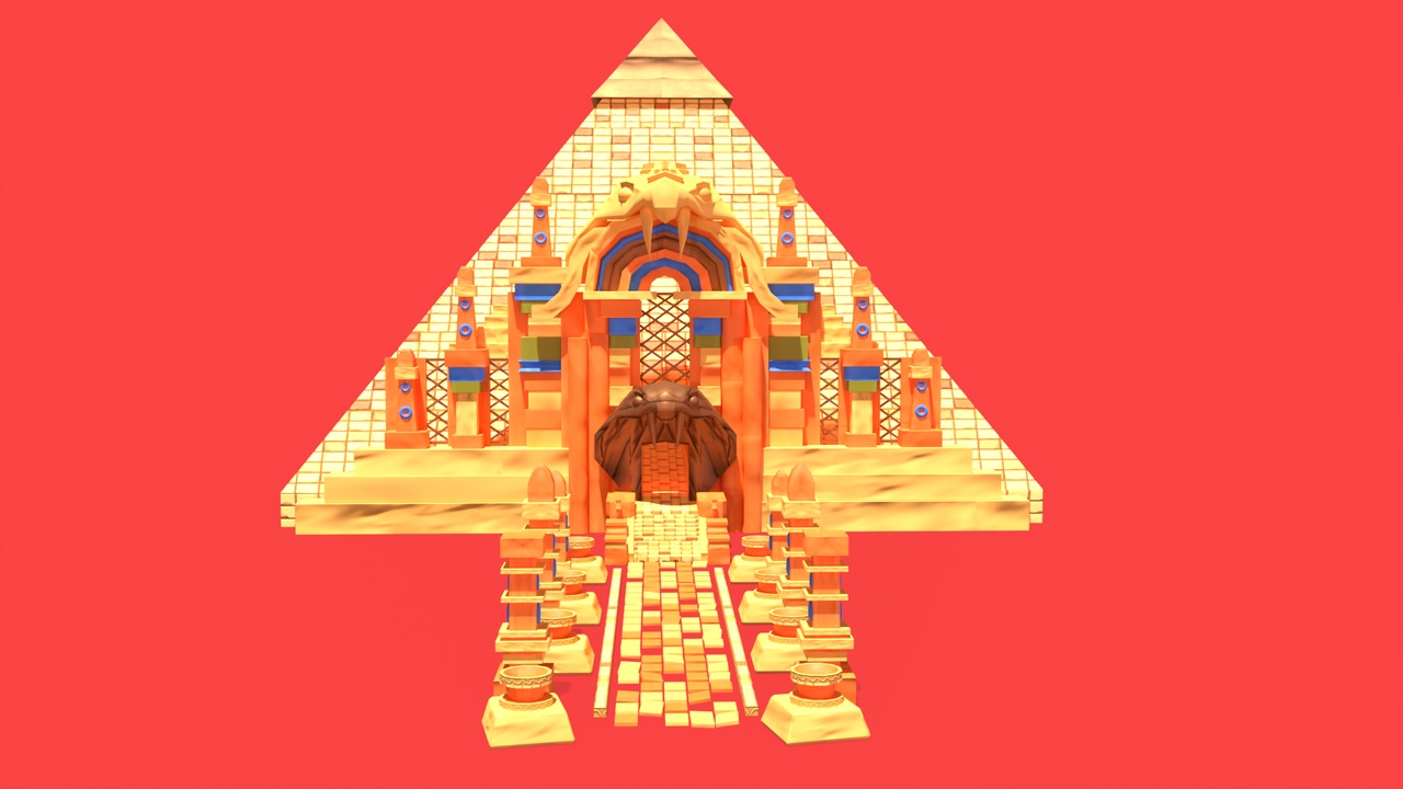 Media 1 for listing Stylized Serpent Temple