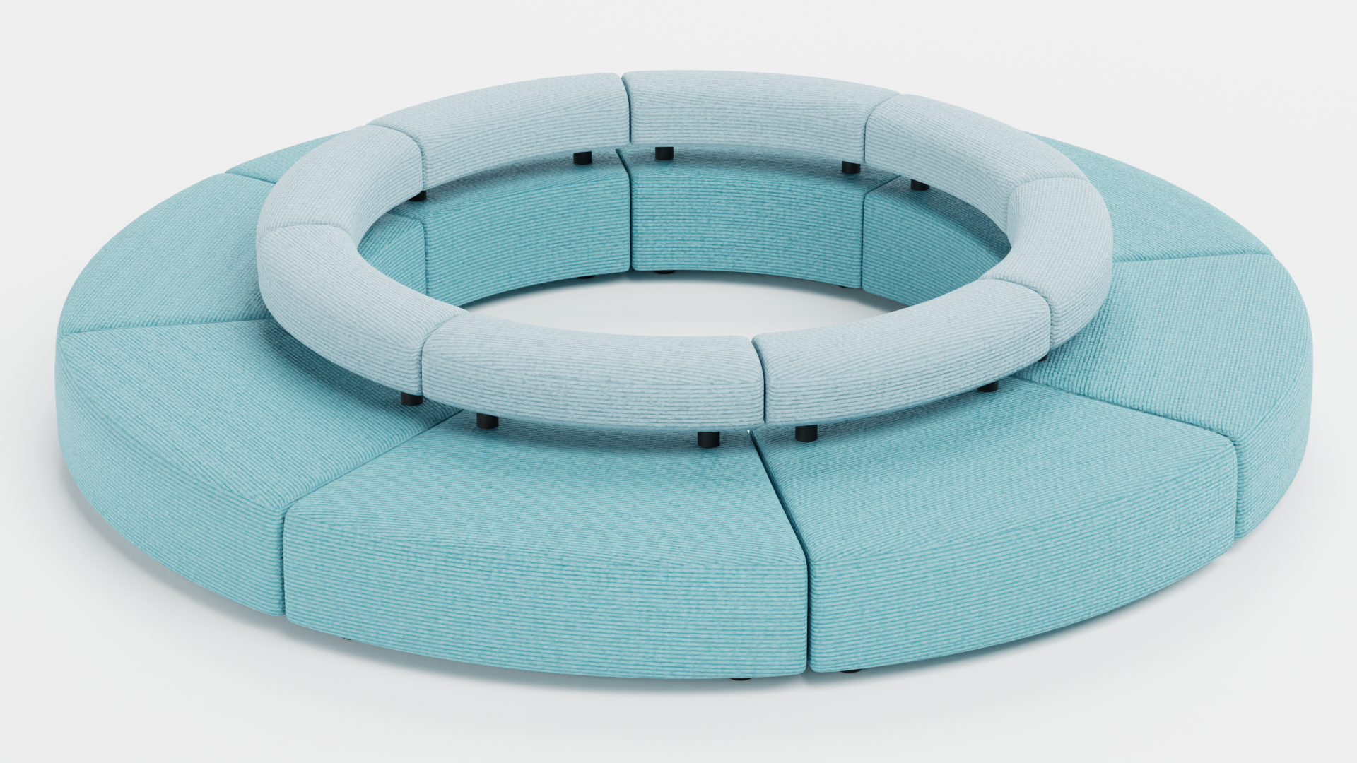 Circular Modular Models Modular Circular Sofa V4 | Fab