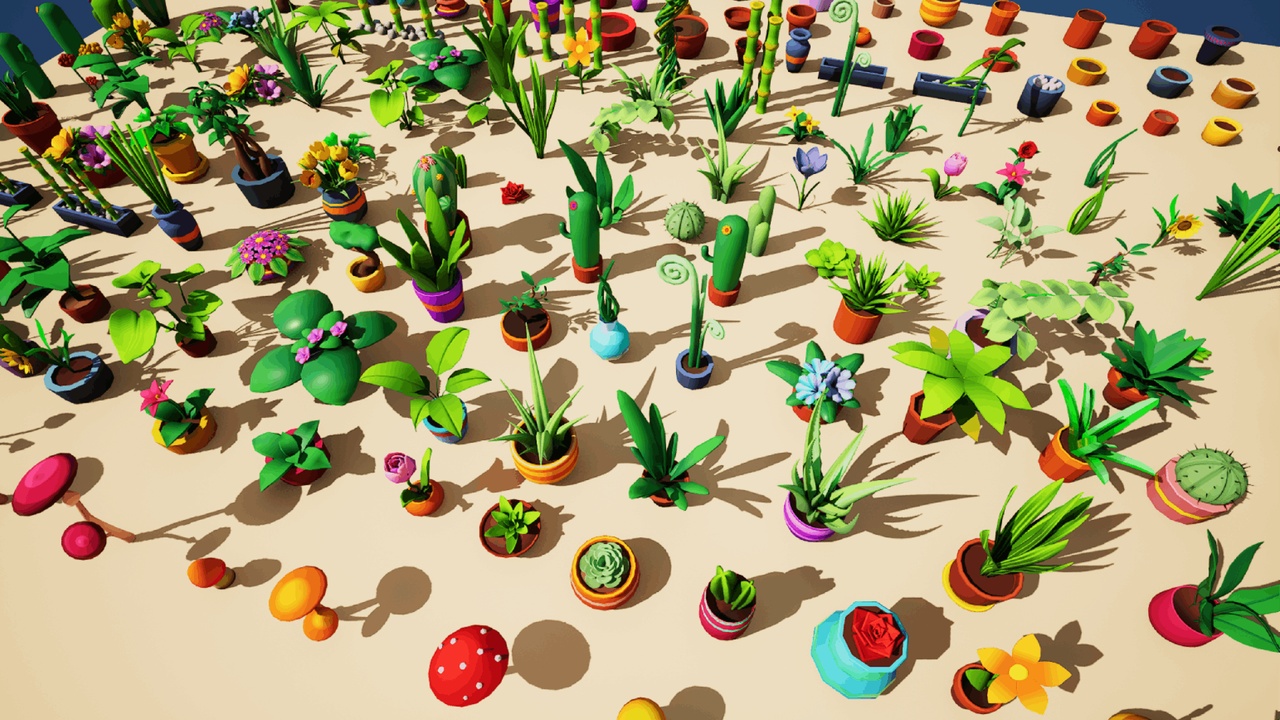 Media 1 for listing Stylized Plants Pack