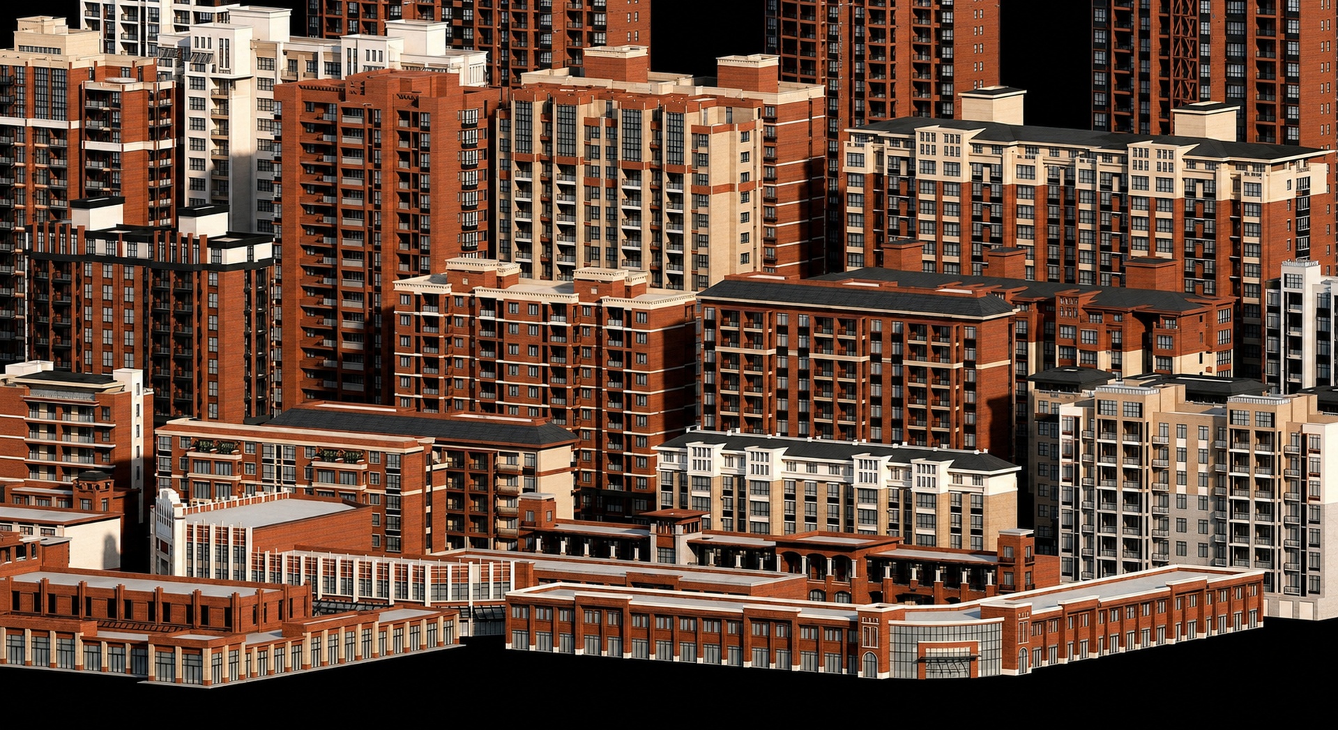 Media 1 for listing Metropolitan Residential & Commercial Building Kit – Large Scale Urban Pack