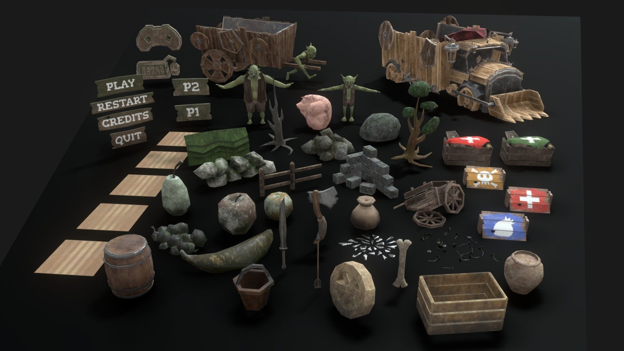 Media 1 for listing Goblin Game Assets Asset Pack Pixel Art