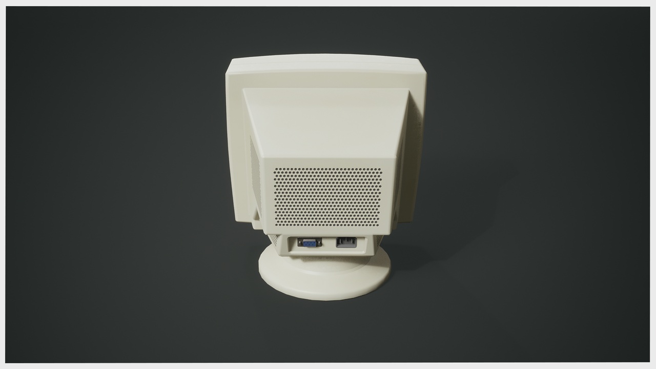 Media 1 for listing Stylized Realism CRT Monitor 02