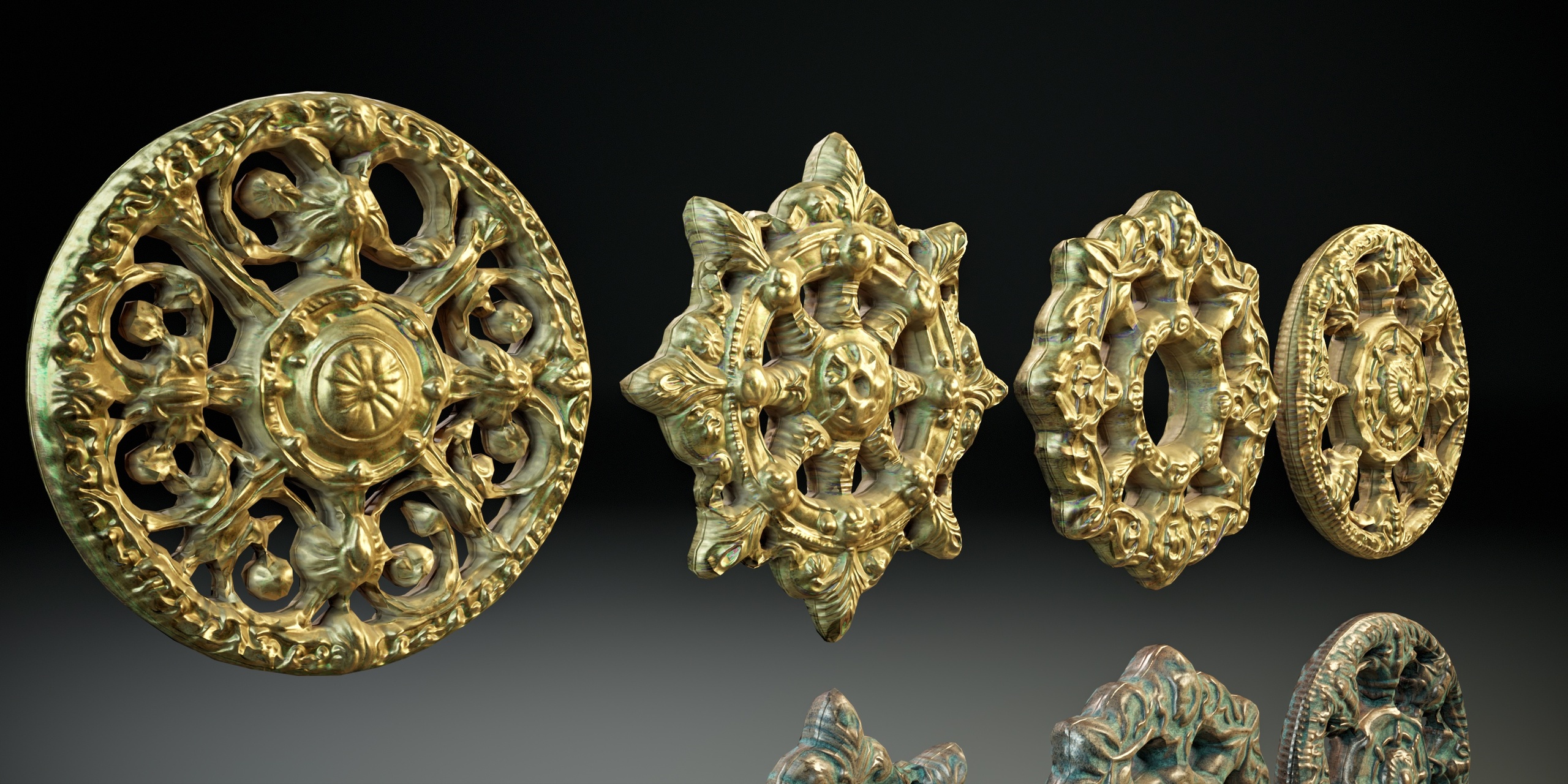 Ancient treasure artifacts PBR 제품 등록을 위한 미디어 1개