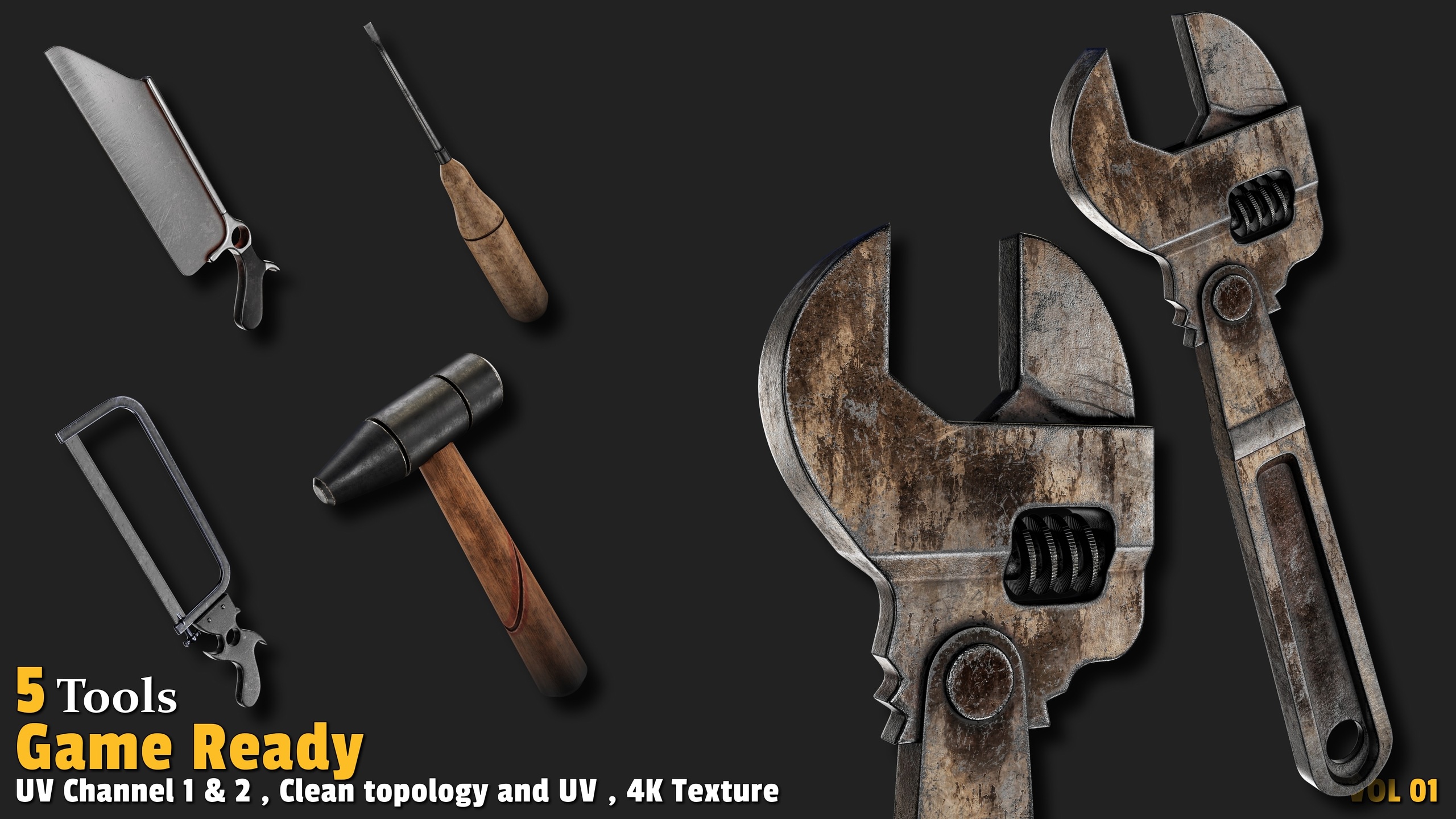 出品5 Survival Tools | Game Asset-VOL01のメディア1