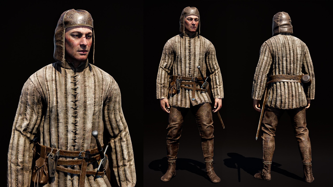 Media 1 for listing Knights 01 Peasant Modular Character
