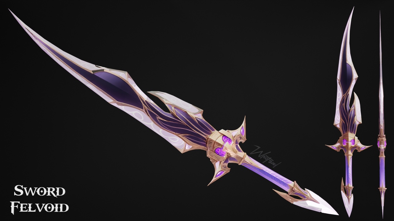 Media 1 for listing Sword Felvoid [Stylized Fantasy]