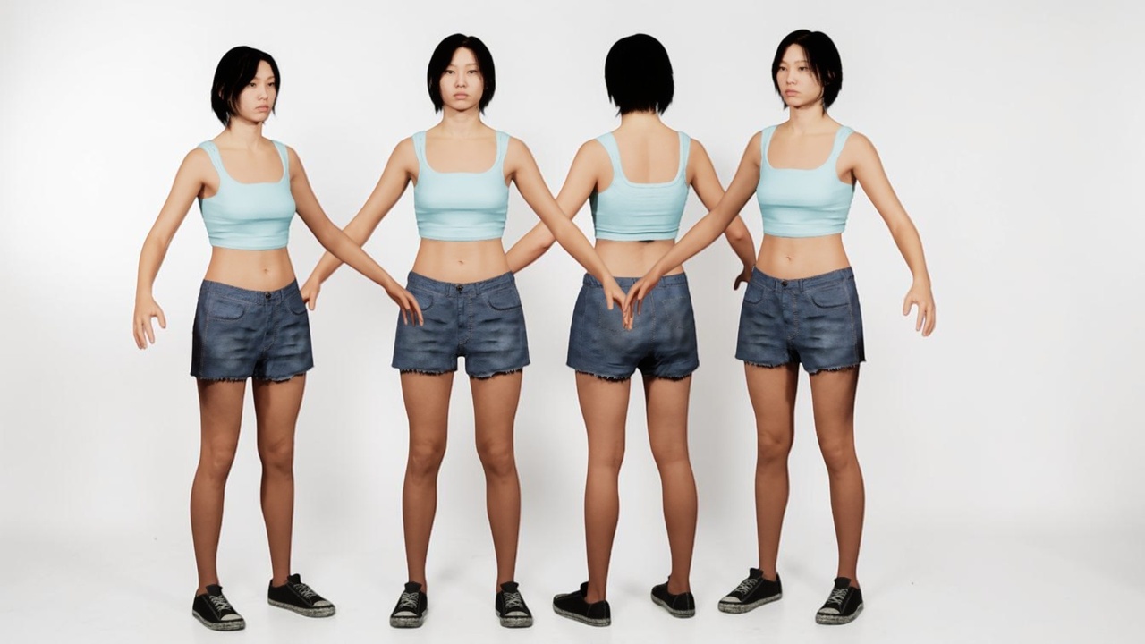 Media 1 for listing Female Beach Outfits Pack - Metahuman Compatible