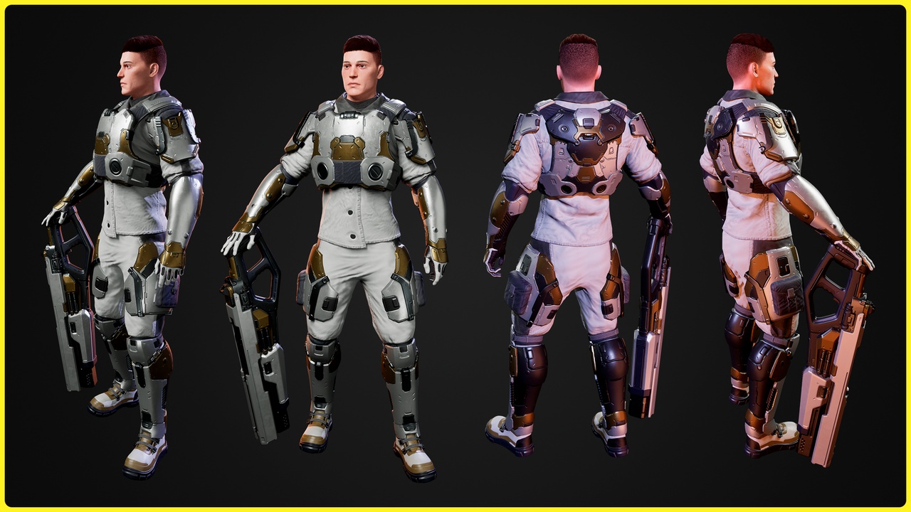Media 1 for listing Modular Sci-fi Characters 03