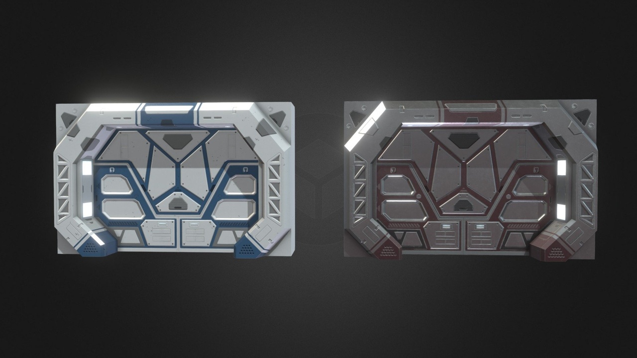 商品 SciFi Doors Pack Vol2 - Door 03 的媒体 1