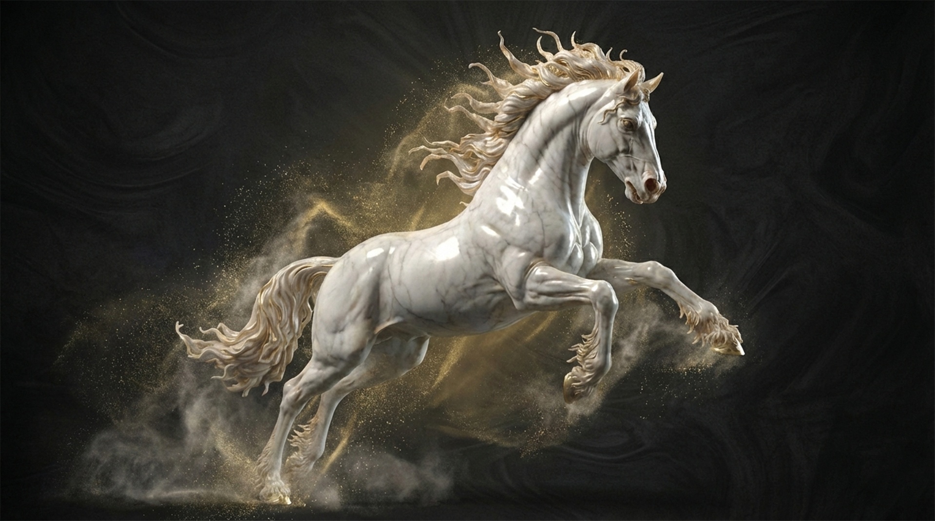 Media 1 for listing Highly Detailed Horse Sculpture