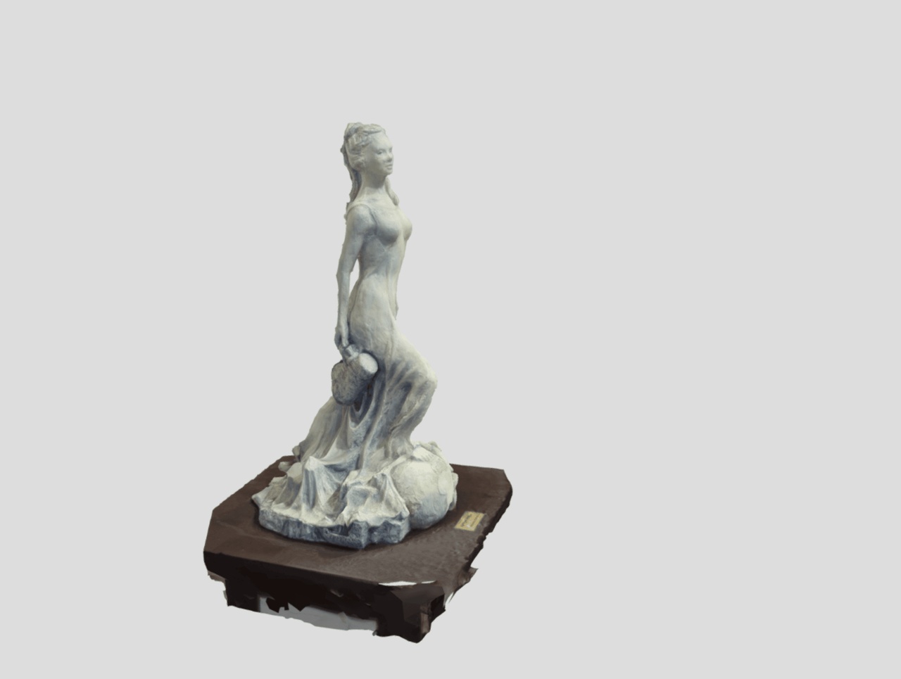 Media 1 for listing Statue of a Classical Greek Woman – 3D Model