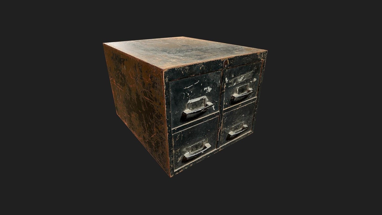 Media 1 for listing Urban Office Equipment Drawer Metal Old 02