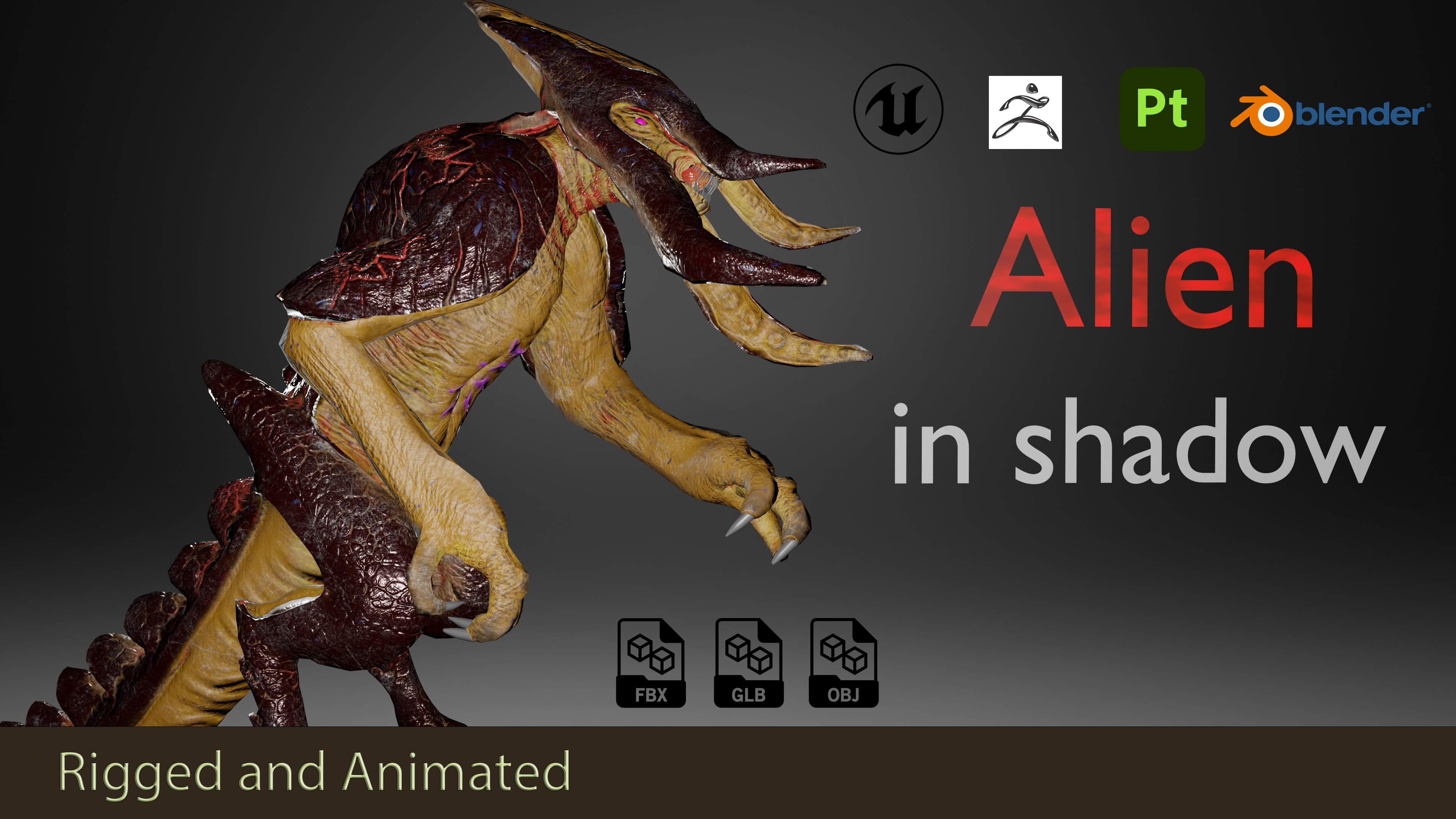 Alien in shadow | Fab