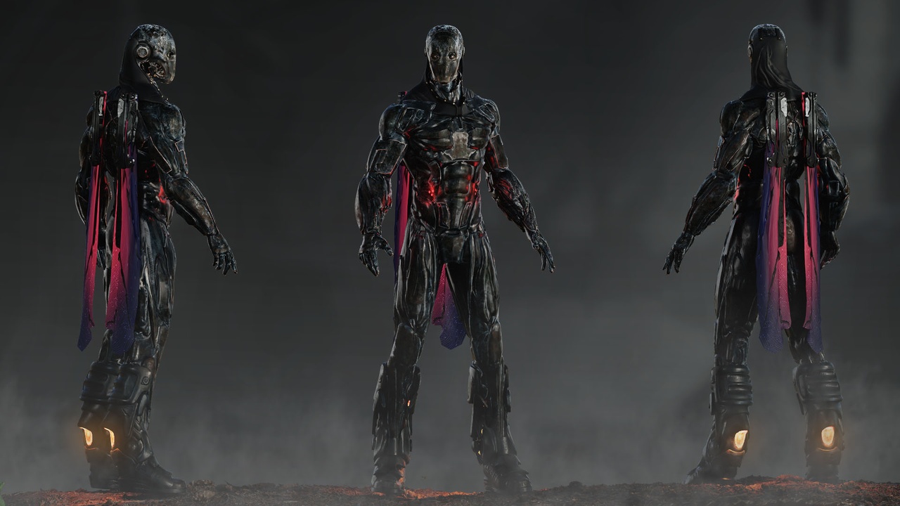 Sci Fi Airborne Cyborg | Fab